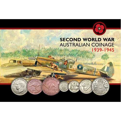 WWII Anniversary Predecimal 6-Coin Collection