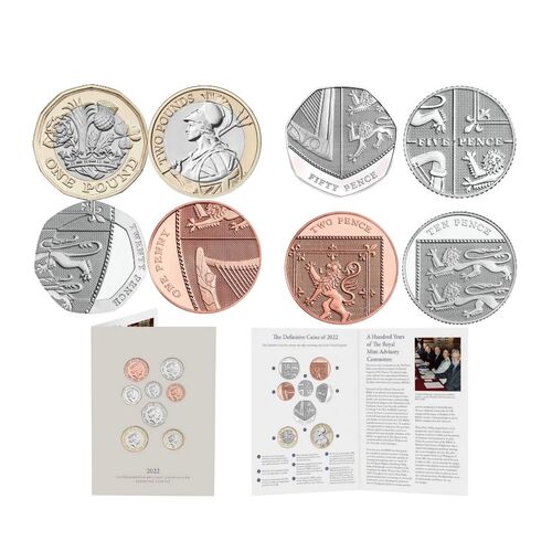 2022 Definitive Brilliant Uncirculated Coin Set (8 Coins)