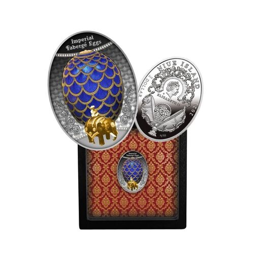 2021 $1 Pinecone Egg - Imperial Faberge Eggs Silver Coin