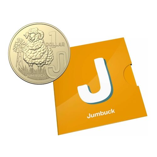 2022 $1 Great Aussie Coin Hunt 3 – Letter 'J' coin