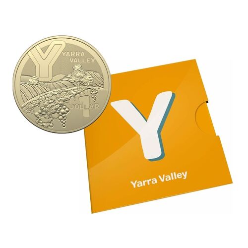 2022 $1 Great Aussie Coin Hunt 3 – Letter 'Y' coin