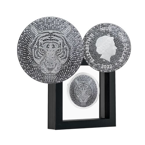 2022 Water Tiger 1/2oz Silver Prooflike Coin