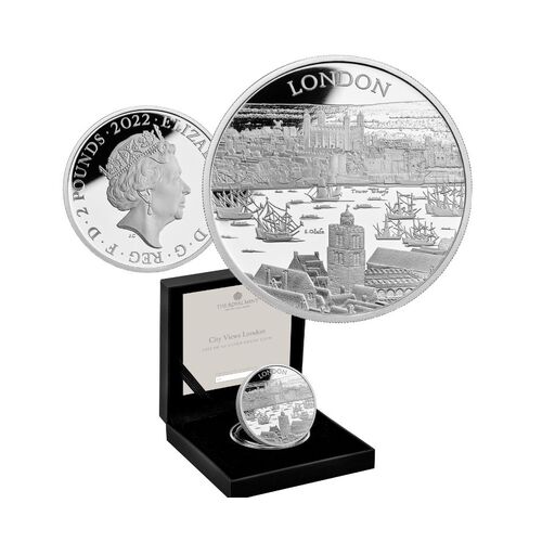 2022 £2 City Views - London 1oz Silver Proof Coin