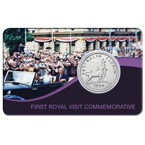 1954 Royal Visit Florin Fine to Very Fine Style 2 