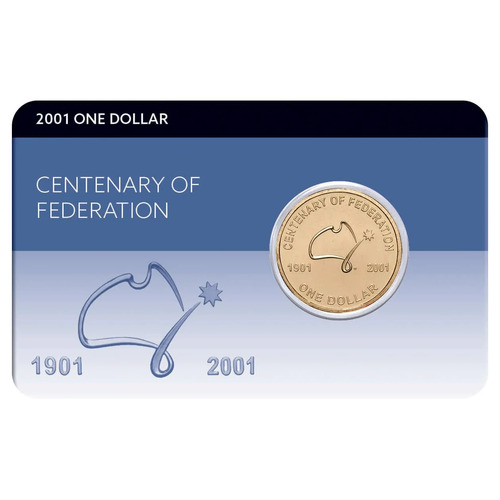 2001 $1 Centenary of Federation Al-Br Coin Pack