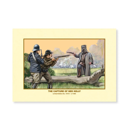 Capture of Ned Kelly Print