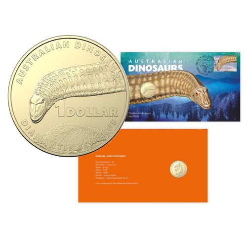 2022 $1 Australian Dinosaur – Diamantinasaurus PNC