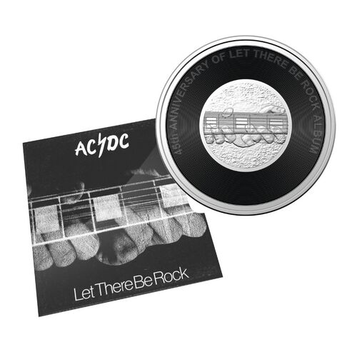 2022/2023 20c AC/DC 45th Anniversary - Let There Be Rock Coloured UNC