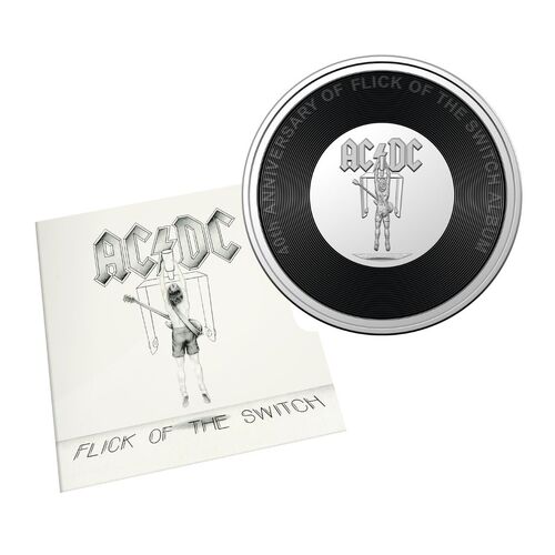 2022/2023 20c AC/DC 45th Anniversary - Flick The Switch Coloured UNC