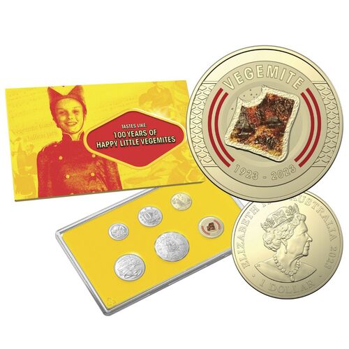 2023 100 Years Of Vegemite 6 Coin Year Mint Set UNC