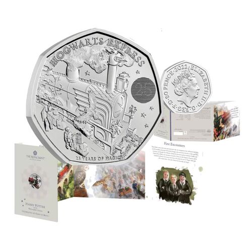 2022 50p Hogwarts Express UK Brilliant Uncirculated Coin