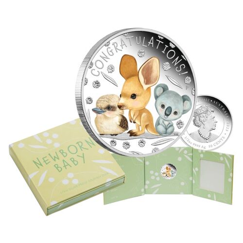 2023 50c Newborn Baby 1/2oz Silver Proof Coin