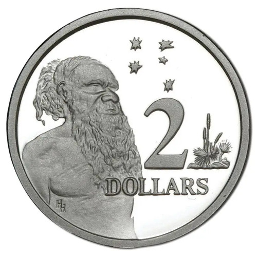 1988 $2 Silver Proof Coin In 2x2