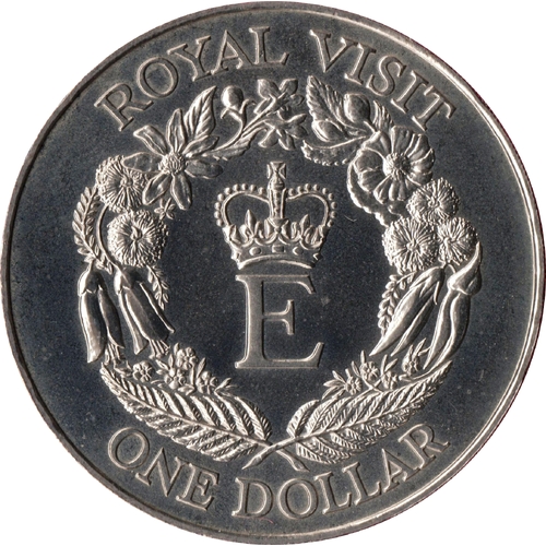 1986 $1 Royal Visit Uncirculated Coin in Capsule