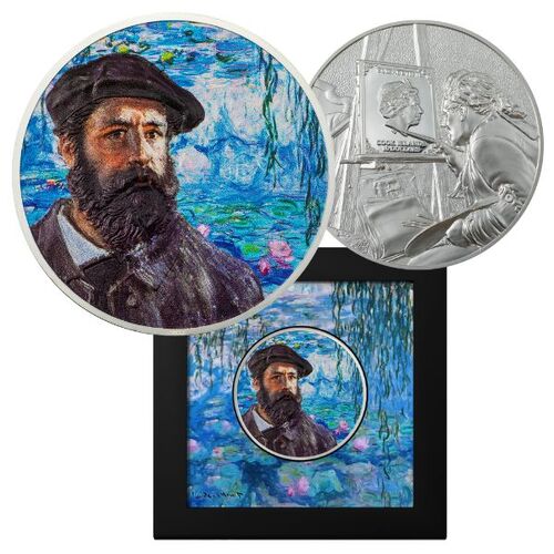 2023 $10 Masters of Art Claude Monet 2oz Silver Proof Coin