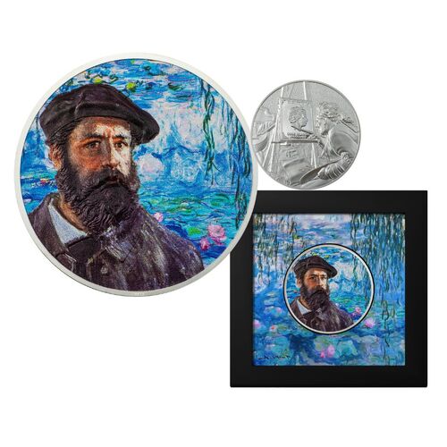 2023 $10 Masters of Art Claude Monet 2oz Silver Proof Coin