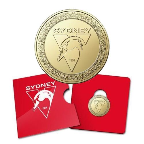 2023 $1 AFL Sydney Swans AlBr UNC