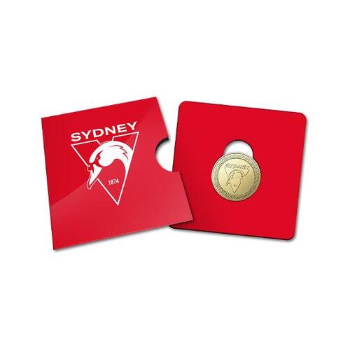 2023 $1 AFL Sydney Swans AlBr UNC