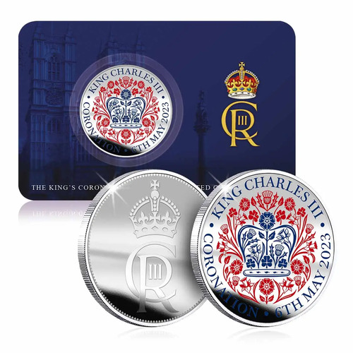 2023 King Charles III 9g Prooflike Medallion in Card