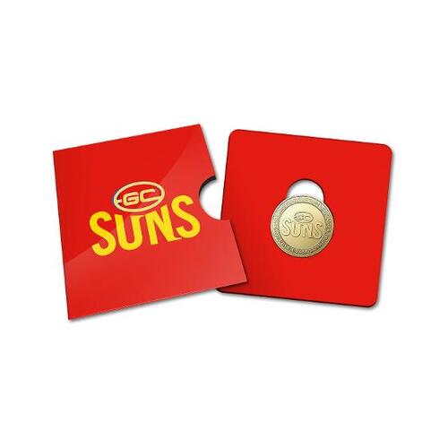 2023 $1 AFL Gold Coast SUNS AlBr UNC