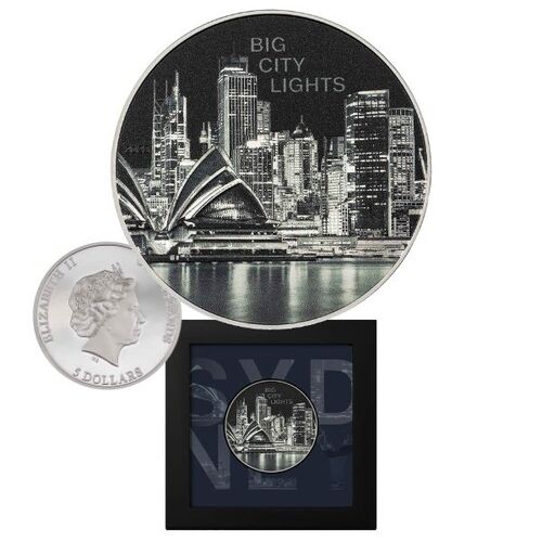 2023 $5 Big City Lights Sydney 1oz Silver Proof Coin