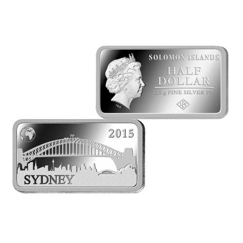 2015 Sydney Harbour Half Dollar Silver Proof Coin