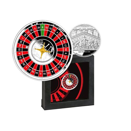 2022 Roulette 1oz Silver Proof Coin