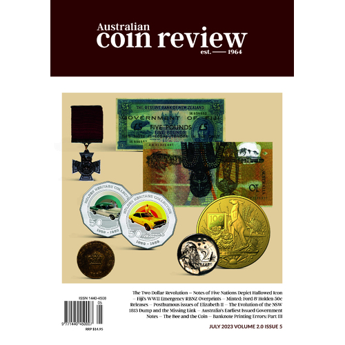 2023 July Cover - Australian Coin Review Magazine