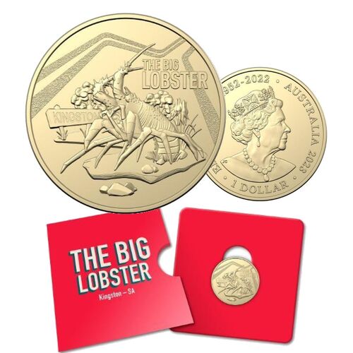 2023 $1 Aussie Big Things – The Big Lobster Coin In Card