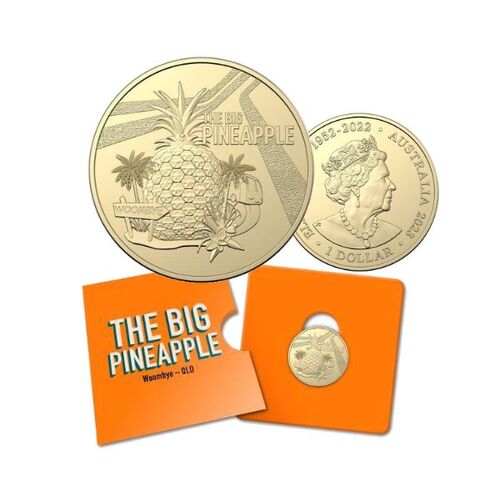 2023 $1 Aussie Big Things – The Big Pineapple Coin In Card
