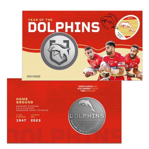 Year of the Dolphins NRL Medallion Cover