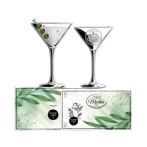 2023 $1 Martini 10g Silver Prooflike Coin