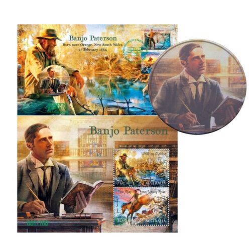 2023 Banjo Paterson Limited-Edition Medallion and Minisheet Collection