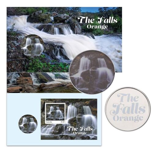 2023 The Falls - Orange, NSW Limited-Edition Impressions Medallion and Minisheet Collection