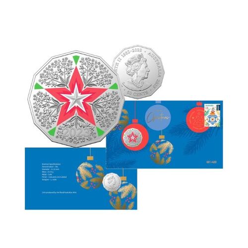 2023 50c Merry Christmas Limited-Edition Impressions PNC