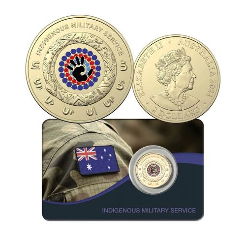 2021 $2 Indigenous Military Service Al-Br Coin Pack Style 2
