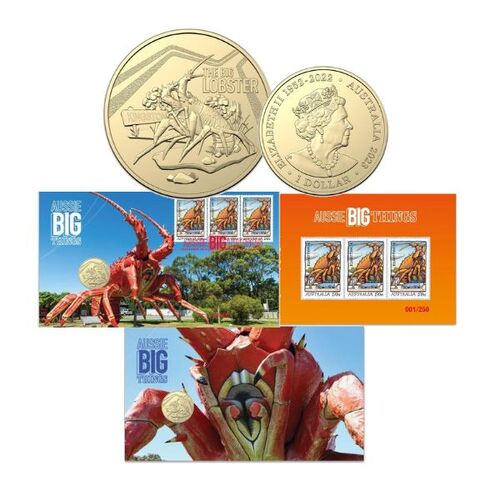 2023 Aussie Big Things Big Lobster Coin and Minisheet Limited Edition PNC