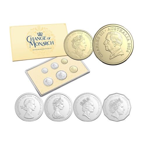 2024 Change of Monarch Six Coin Uncirculated Set
