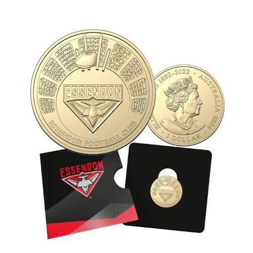 2024 $1 AFL Essendon AlBr UNC - Season 2