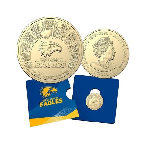 2024 $1 AFL West Coast Eagles AlBr UNC - Season 2