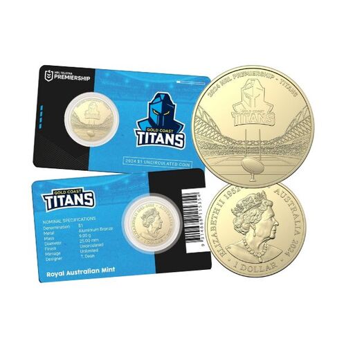  2024 $1 NRL Premiership - Gold Coast Titans UNC