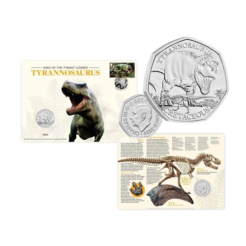  2024 The Age of the Dinosaurs T-Rex Coin Cover