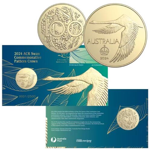 2024 ACR Commemorative Swan Pattern Crown Token Cover