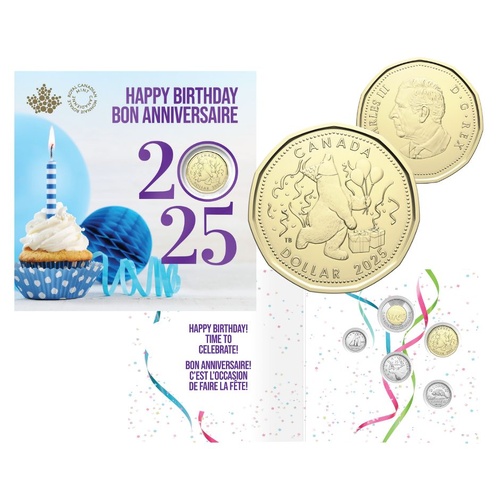 2025 $1 Canada Birthday Gift Set