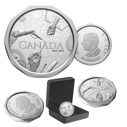 2025 $25 The Calling of an Engineer Fine Silver Coin 