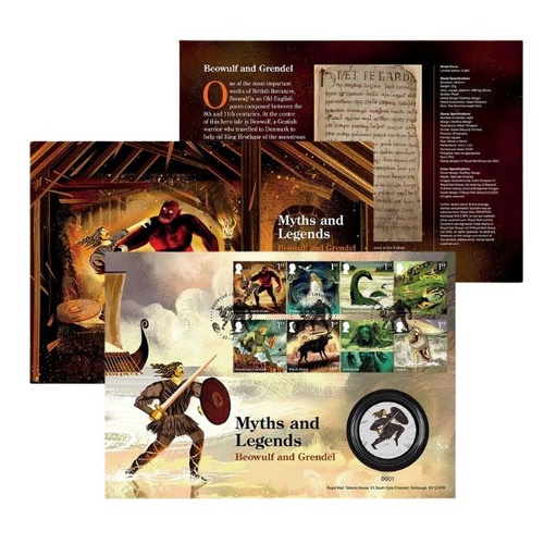 2025 Beowulf & Grendel - Myths & Legends Medal Cover