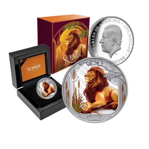 2025 $1 Summer Seasons 1oz Silver Proof Coin