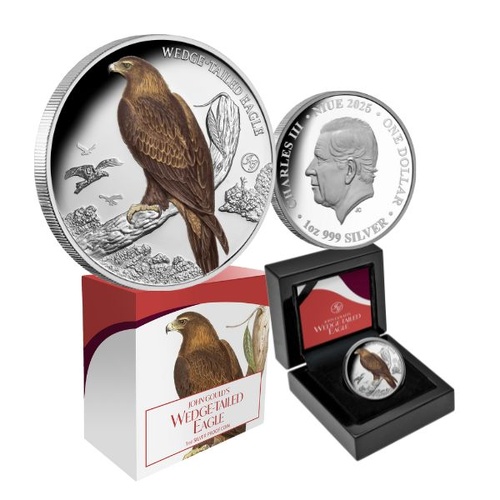 2025 $1 Wedge Tailed Eagle - Birds of Australia 1oz Silver Proof Coin