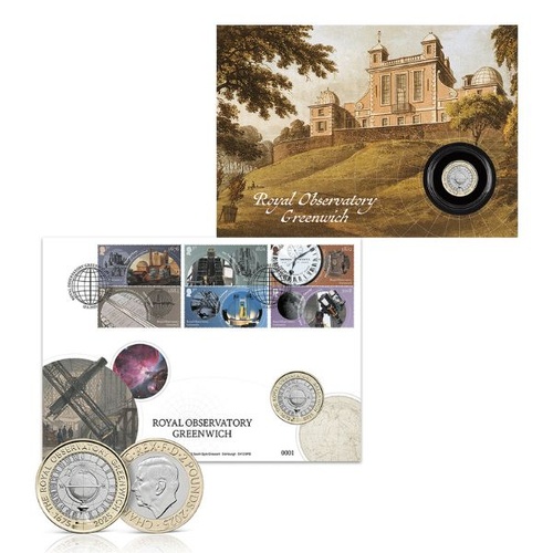  2025 £2 350 Years of the Royal Observatory - Greenwich  Brilliant Uncirculated Coin Cover