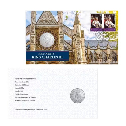 2025 50c His Majesty King Charles III PNC